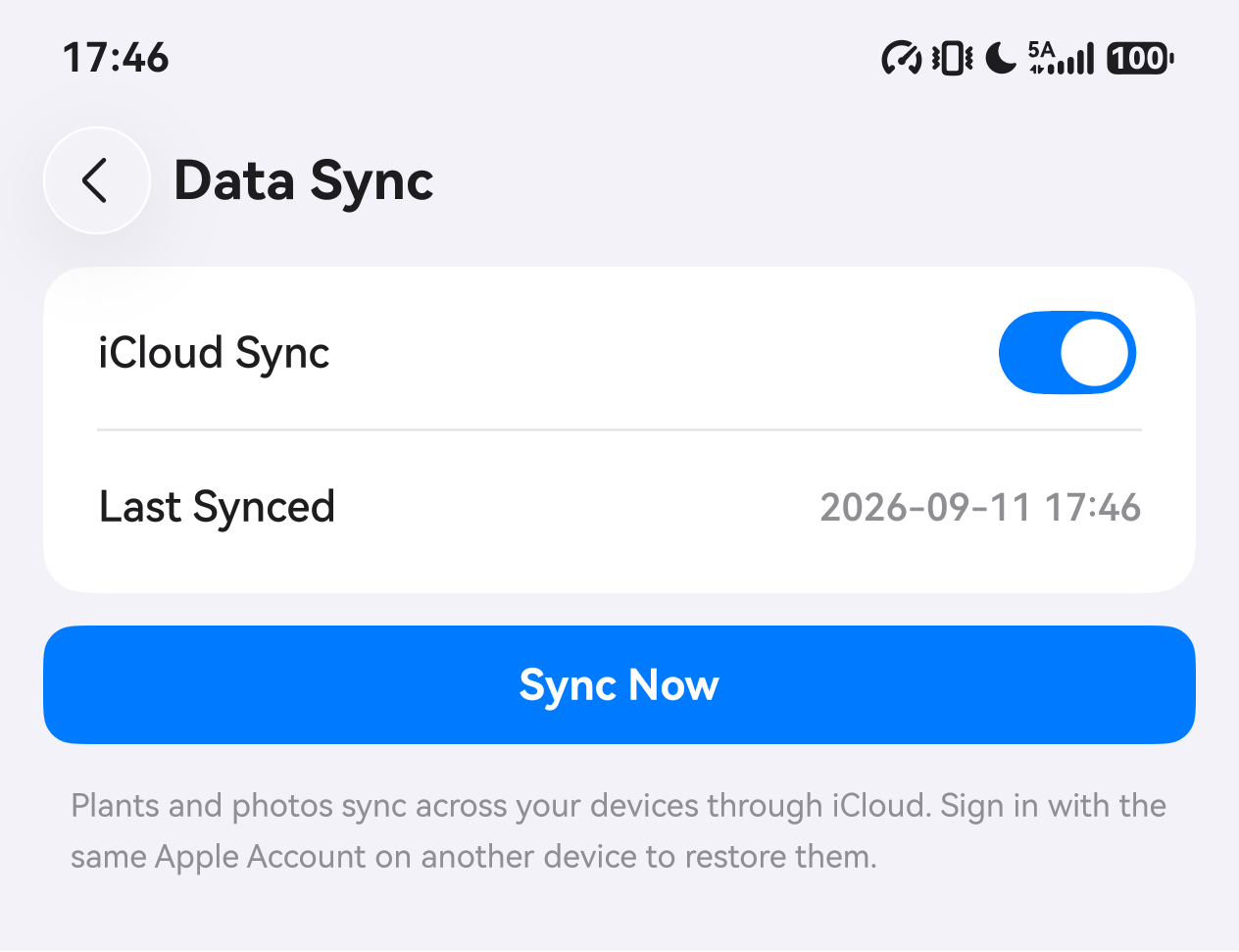 Cloud sync